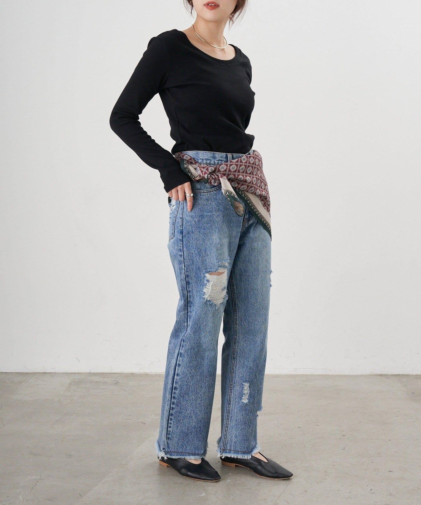 【26SS】破洞牛仔褲