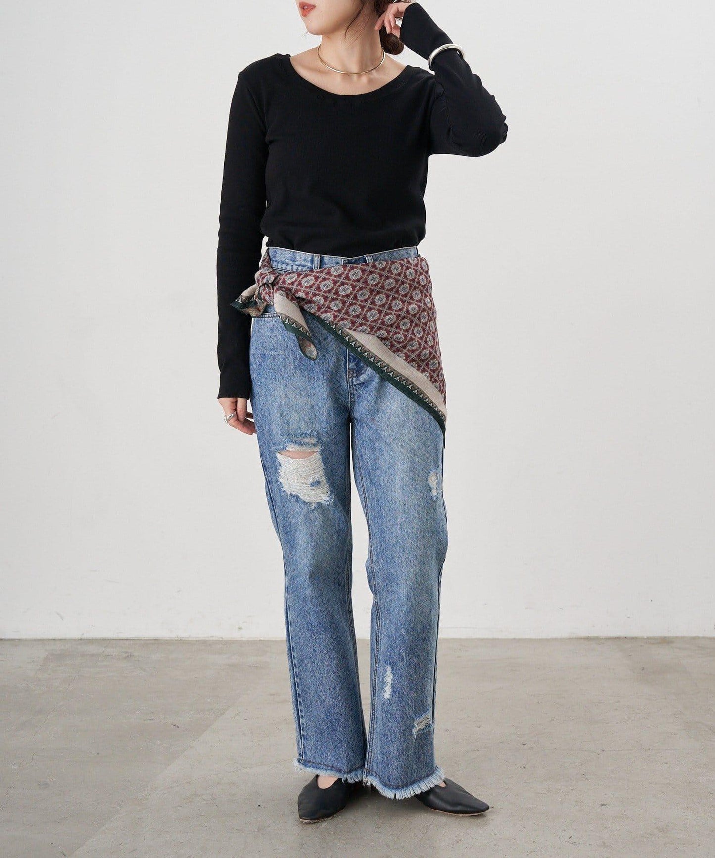 【26SS】破洞牛仔褲