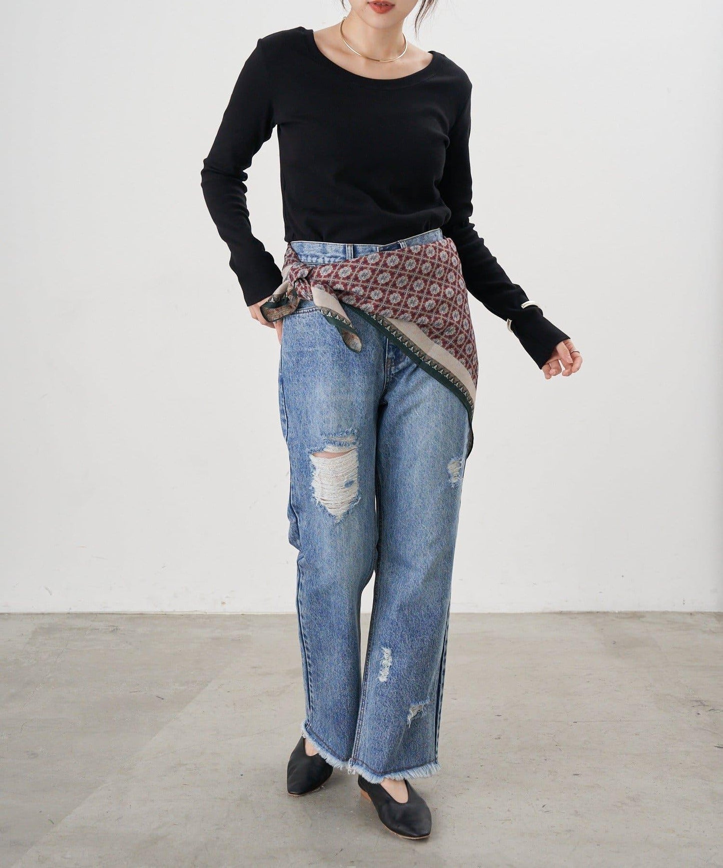 【26SS】破洞牛仔褲