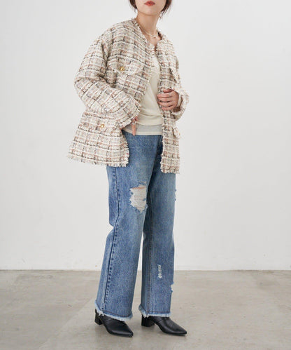 【26SS】破洞牛仔褲