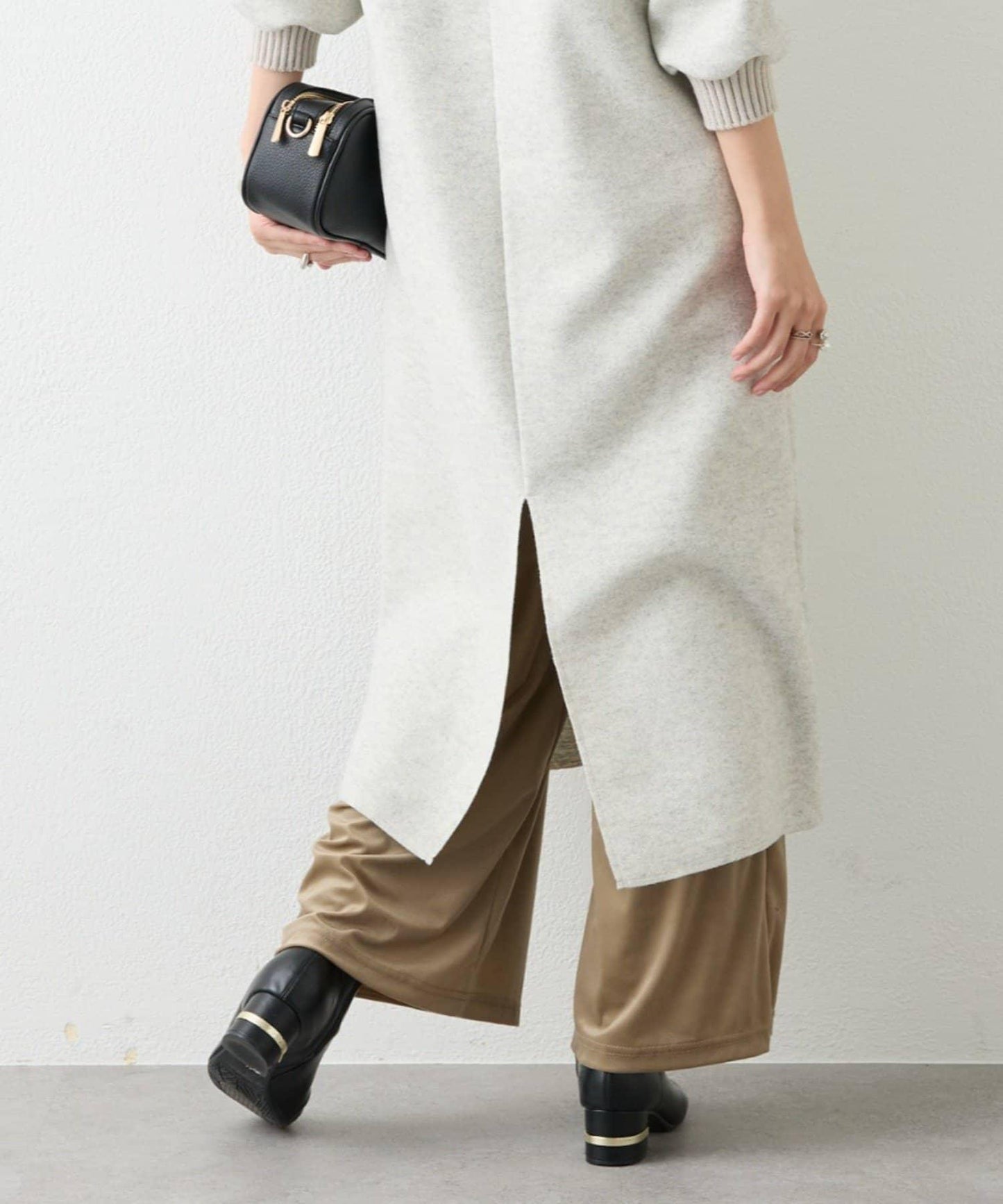 舒適穿著感透視天鵝絨休閒褲