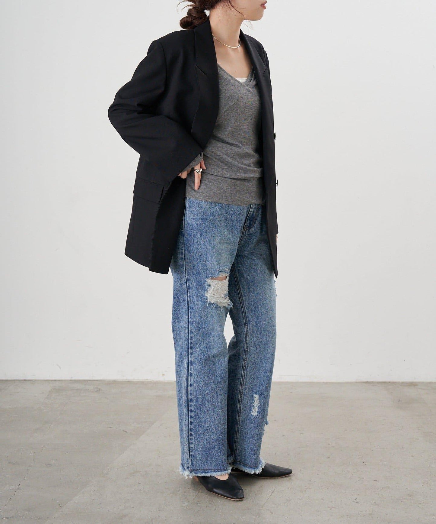 【26SS】破洞牛仔褲