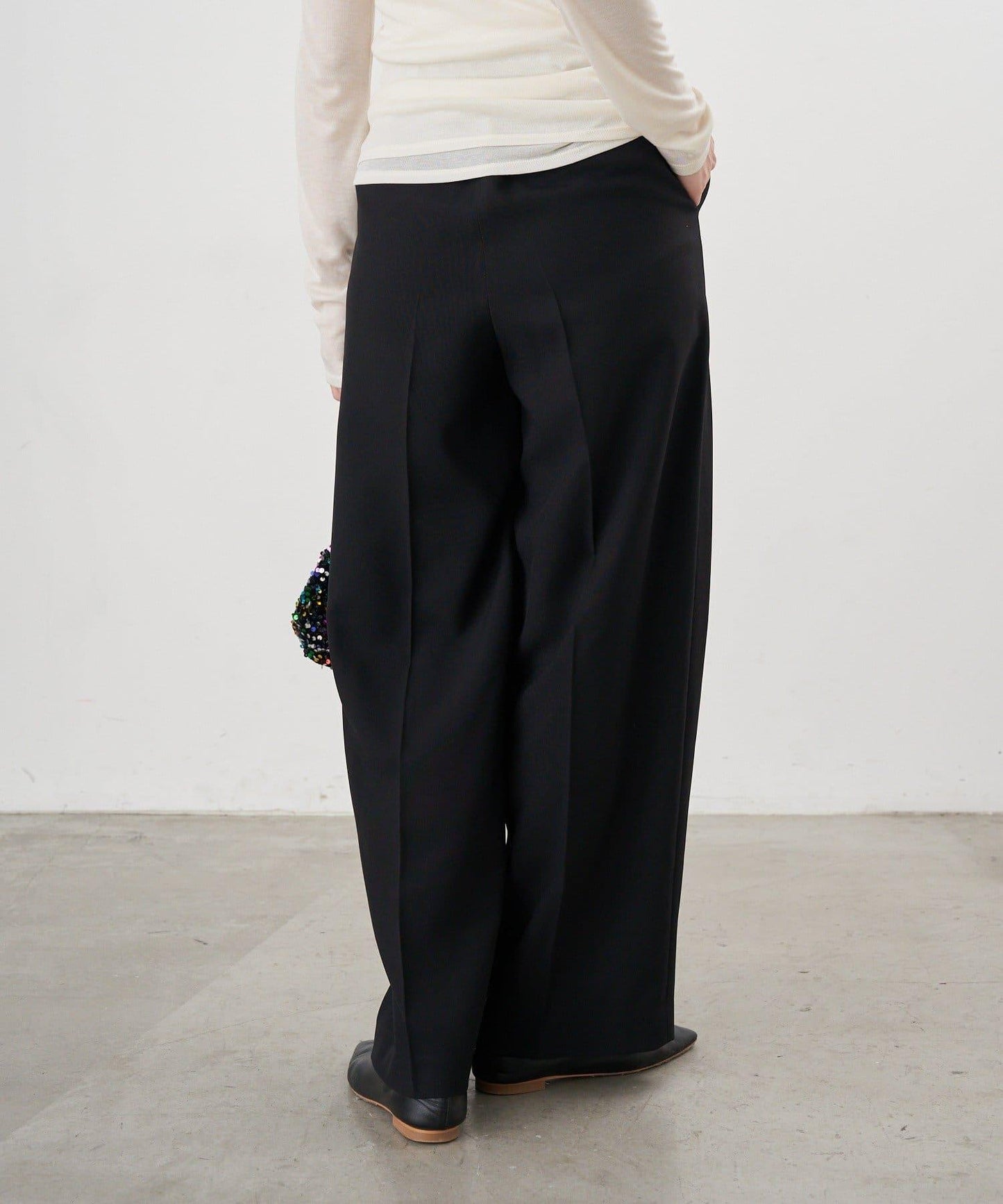 【26SS】寬鬆褶皺長褲