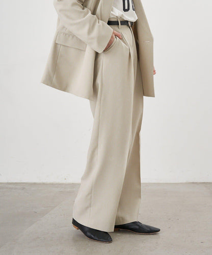 【26SS】寬鬆褶皺長褲