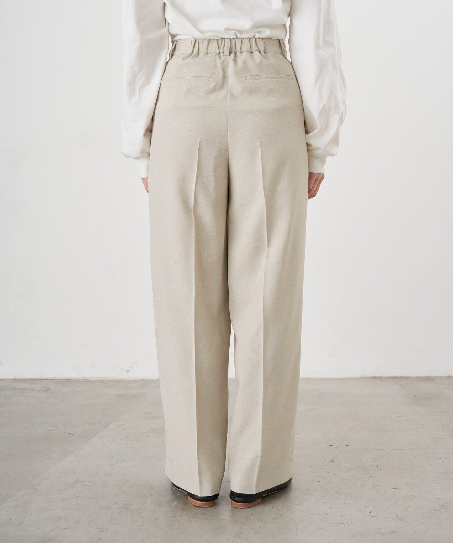 【26SS】寬鬆褶皺長褲