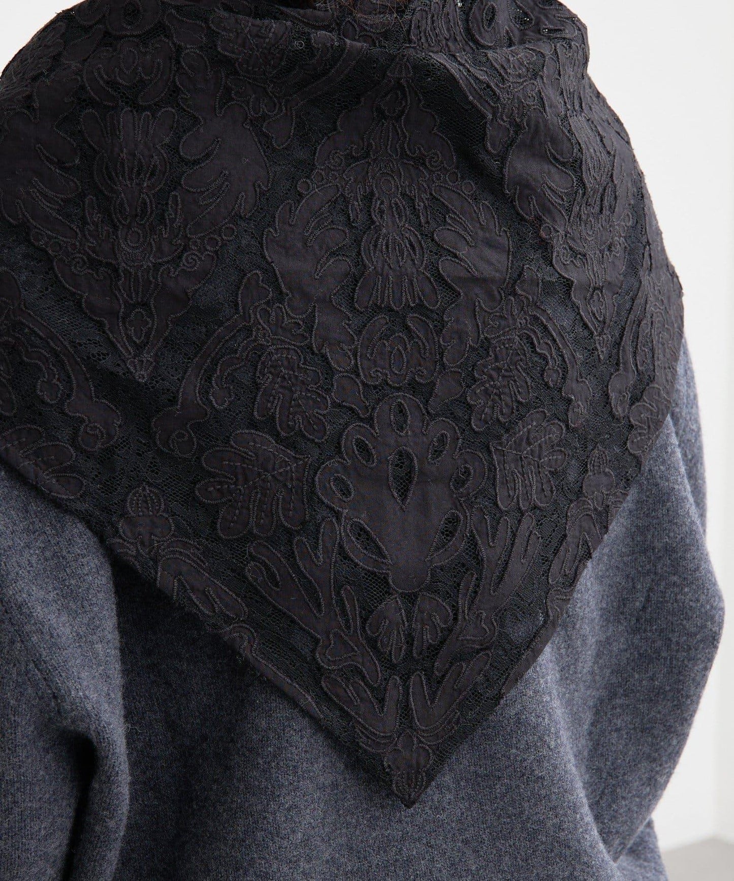 【à Nice (ア ・ニース)】手工蕾絲披肩