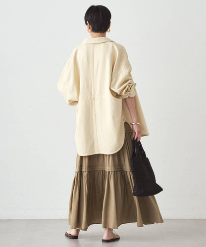 緞面多層吊帶連衣裙