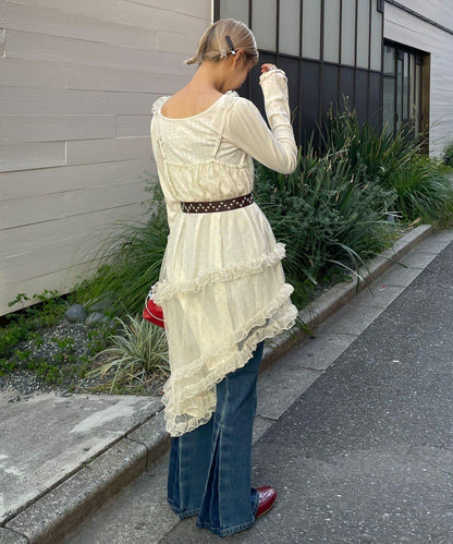 亮片波點網紗吊帶連衣裙