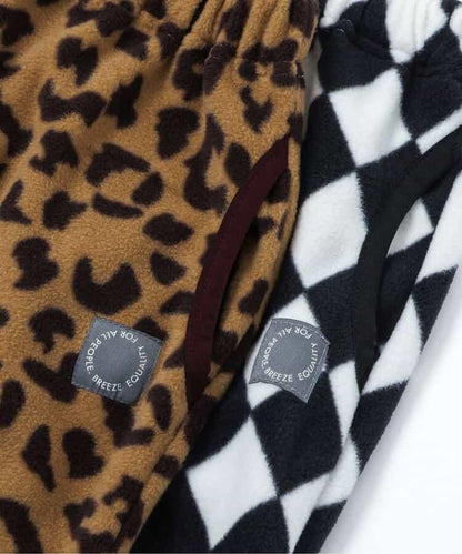 滿印抓絨長褲（可成套搭配） 十分褲