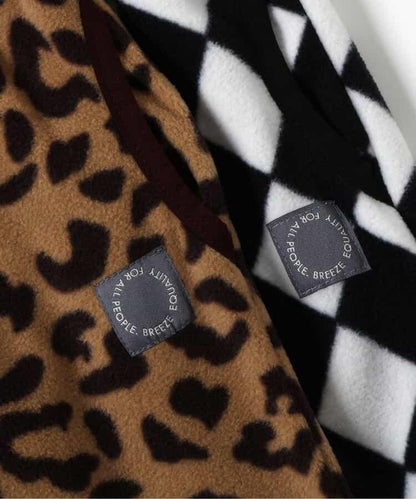 滿印抓絨長褲（可成套搭配） 十分褲