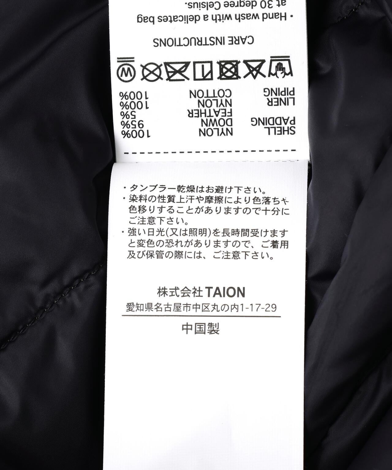 TAION MILITARY雙拉鍊V領羽絨夾克-軟殼【女款】