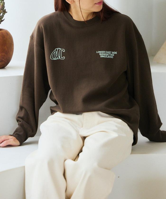 特別雙面印花圓領衛衣 / 標誌印花