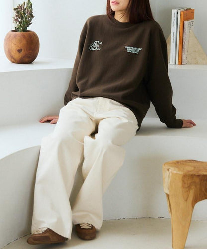 特別雙面印花圓領衛衣 / 標誌印花