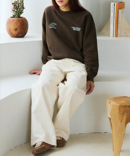 特別雙面印花圓領衛衣 / 標誌印花