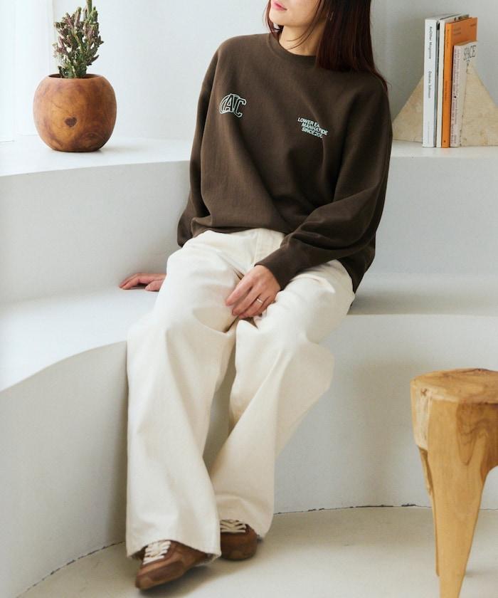 特別雙面印花圓領衛衣 / 標誌印花