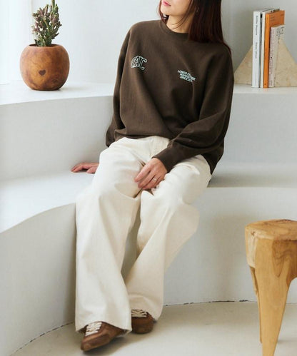 特別雙面印花圓領衛衣 / 標誌印花