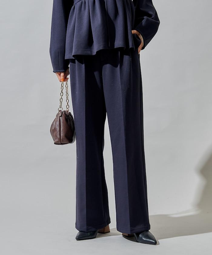 箱型荷葉邊開衫套裝