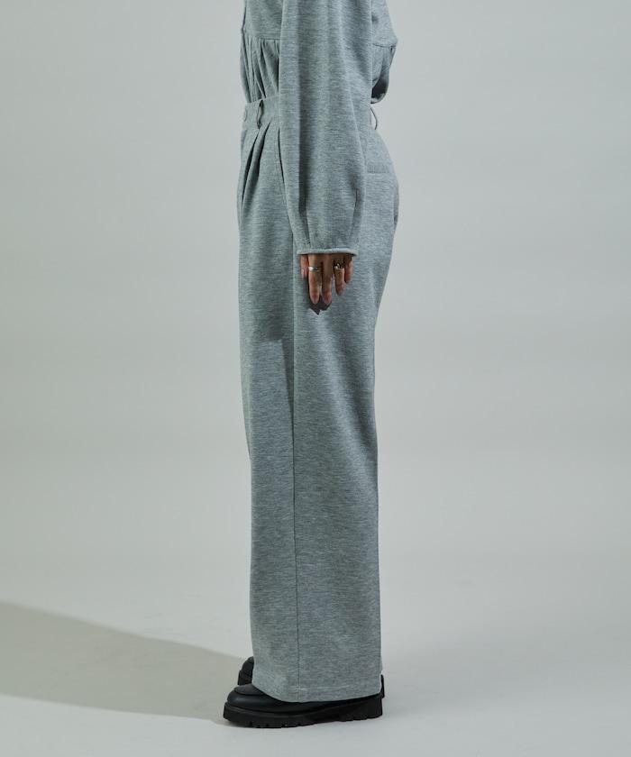 箱型荷葉邊開衫套裝