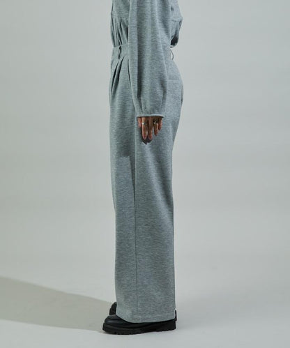 箱型荷葉邊開衫套裝