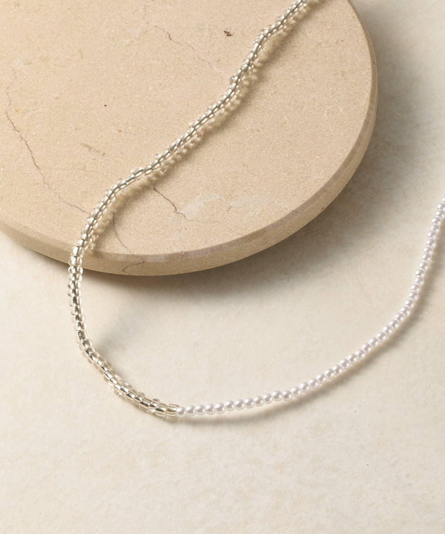 珍珠珠串半項鍊