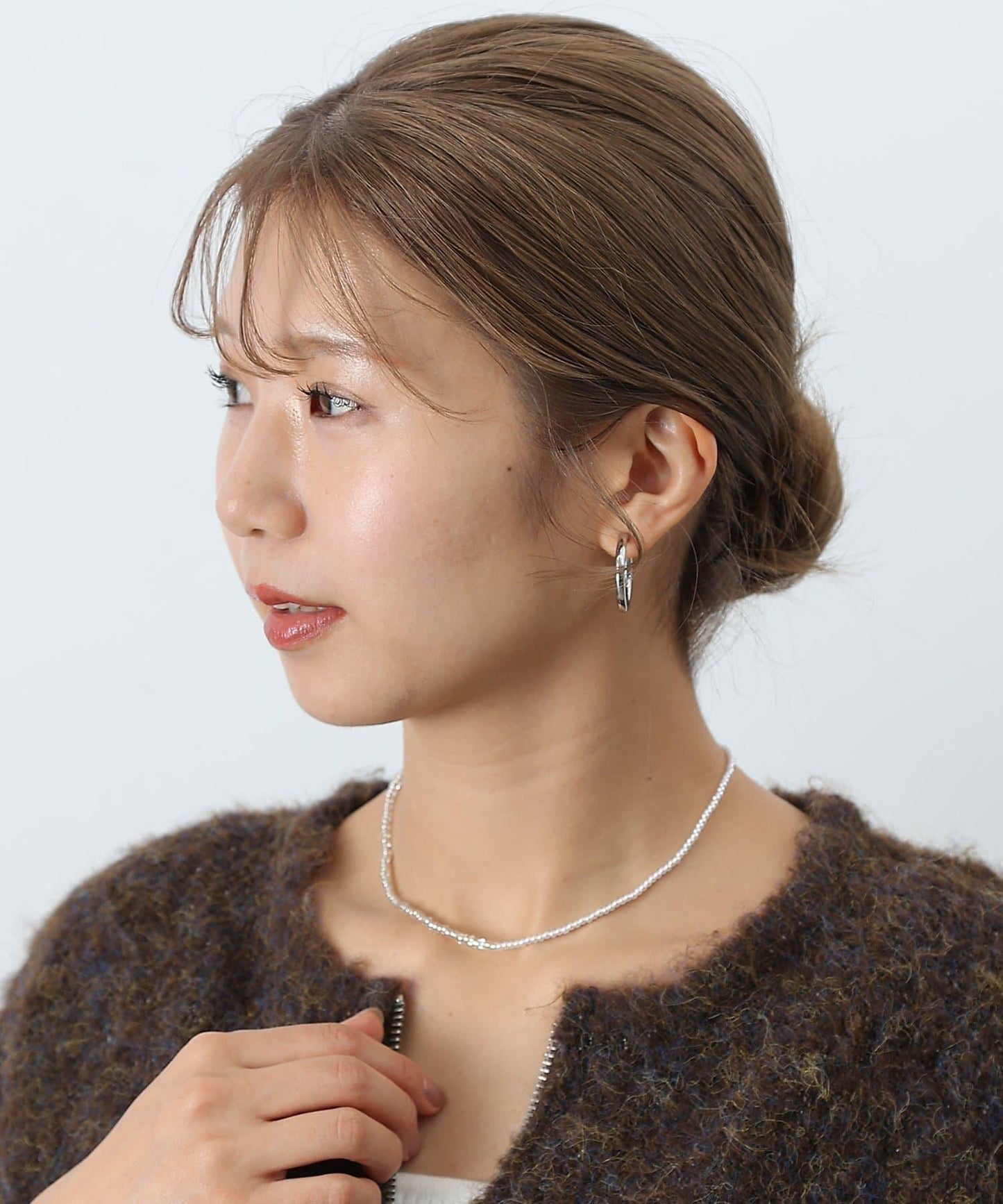 珍珠珠串半項鍊