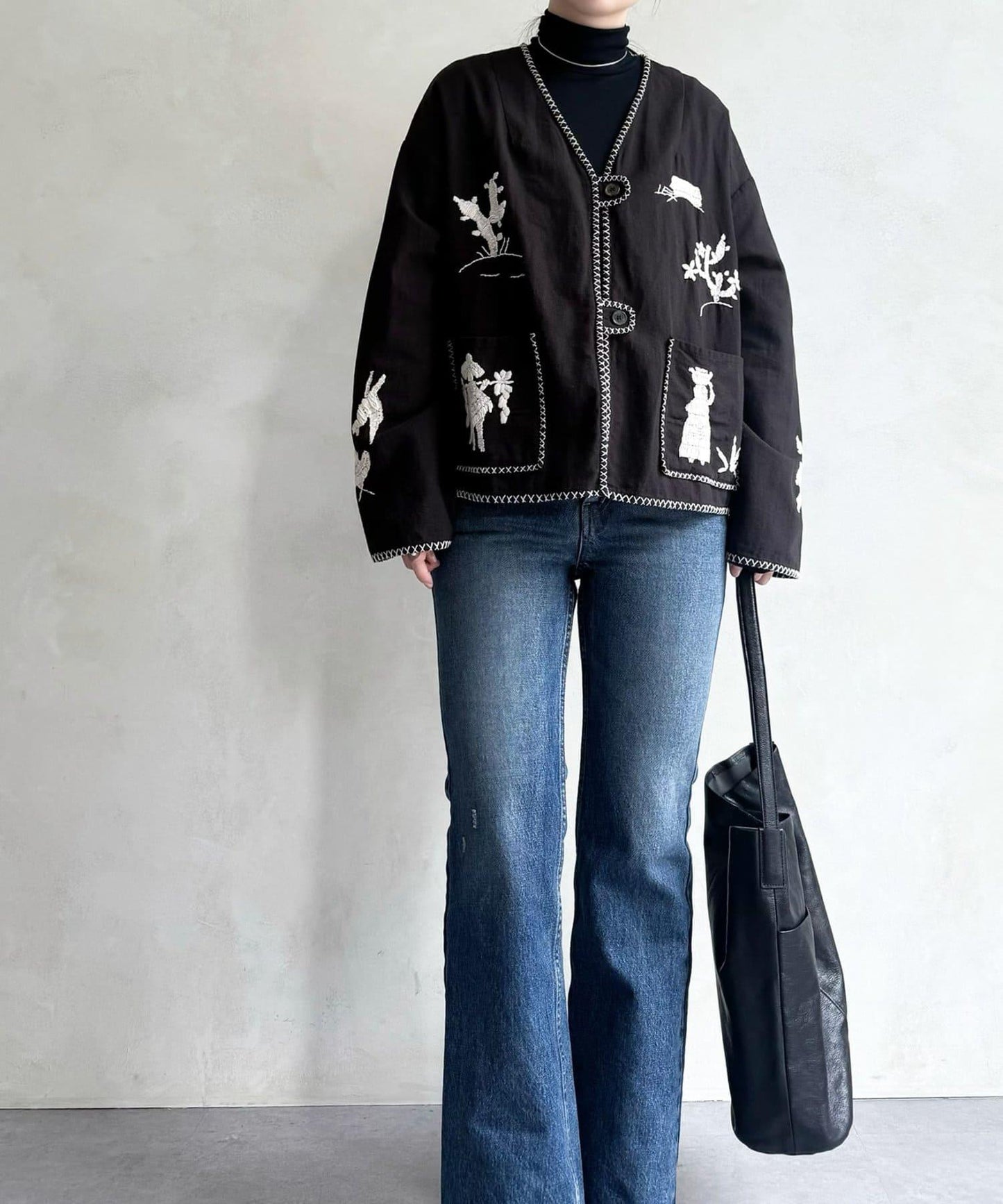 《近日開始》無領墨西哥風夾克