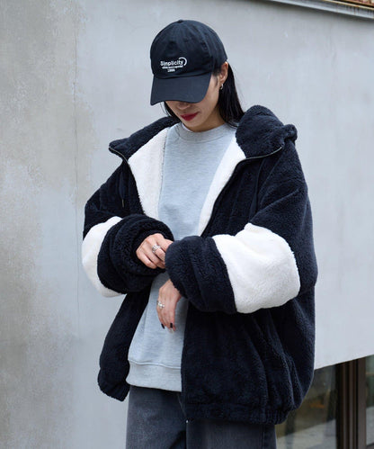 【復刻】長絨抓絨寬鬆連帽衛衣