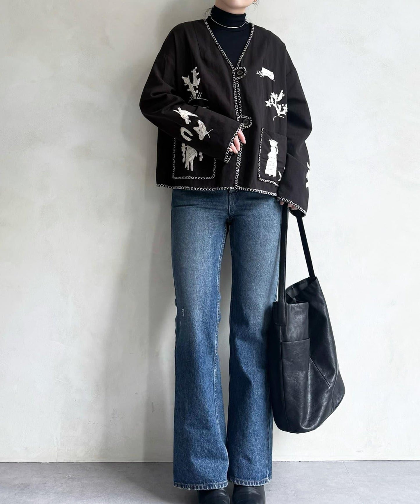 《近日開始》無領墨西哥風夾克