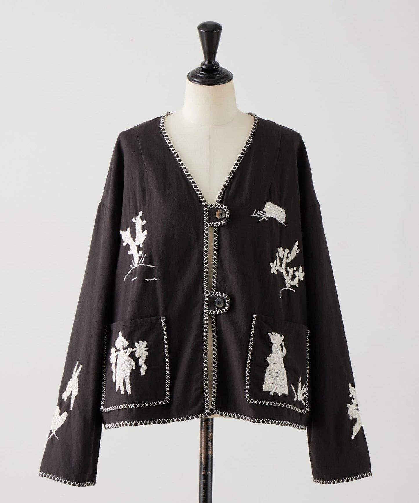 《近日開始》無領墨西哥風夾克