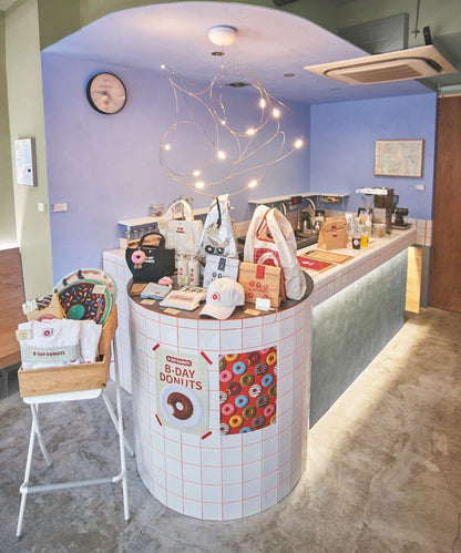 B-DAY DONUTS 帆布兩用迷你托特包