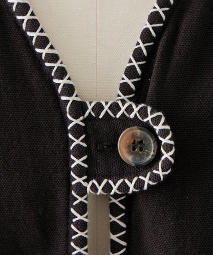 《近日開始》無領墨西哥風夾克