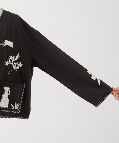 《近日開始》無領墨西哥風夾克