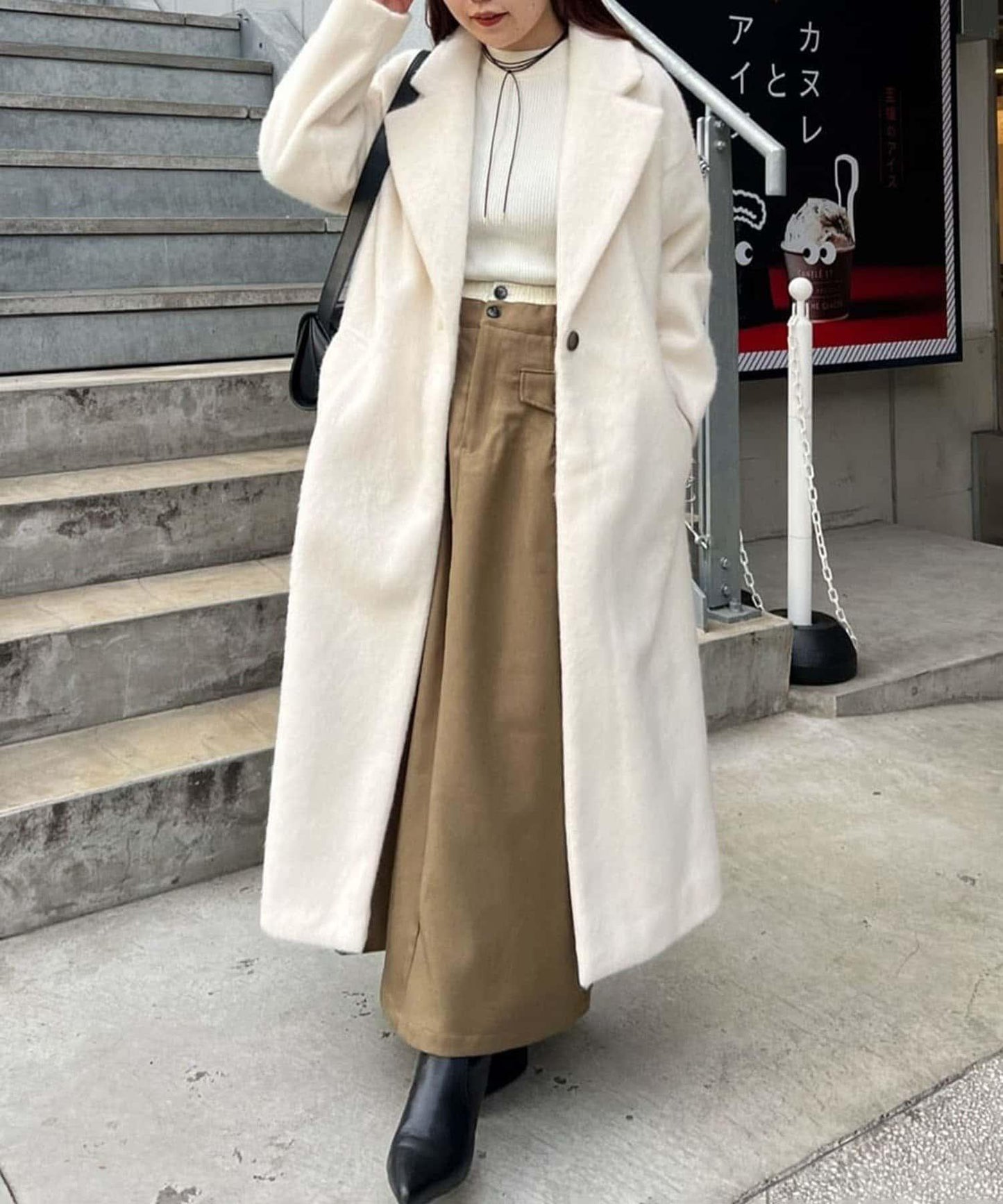 毛邊切斯特大衣