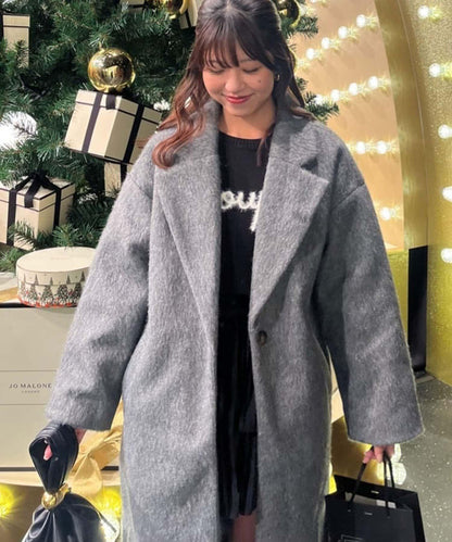 毛邊切斯特大衣