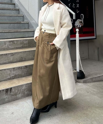 毛邊切斯特大衣