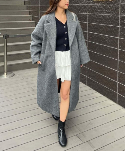 毛邊切斯特大衣