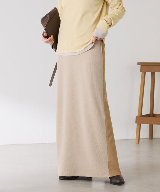 Q.anos 2層牛仔半身裙