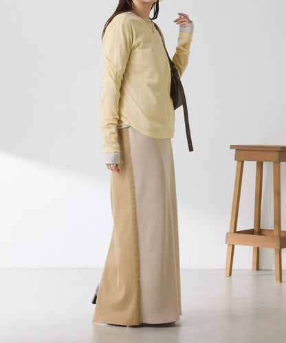 Q.anos 2層牛仔半身裙