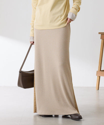 Q.anos 2層牛仔半身裙