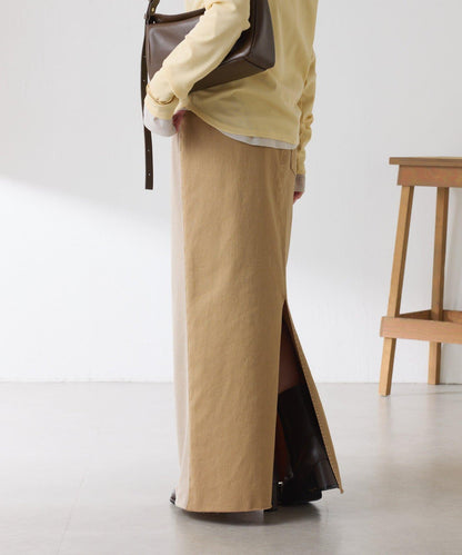 Q.anos 2層牛仔半身裙