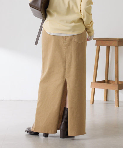 Q.anos 2層牛仔半身裙