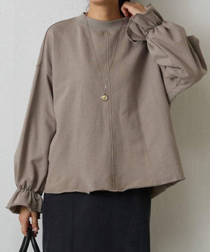 袖口荷葉邊衛衣