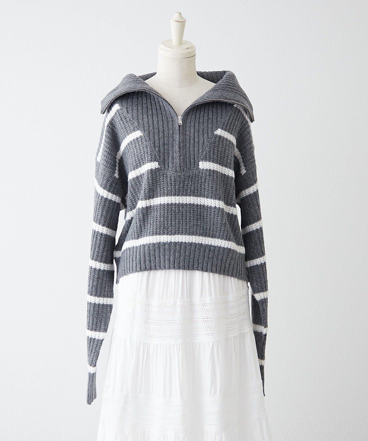 【RMAF】半拉鍊針織衫