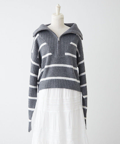 【RMAF】半拉鍊針織衫