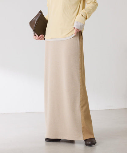 Q.anos 2層牛仔半身裙