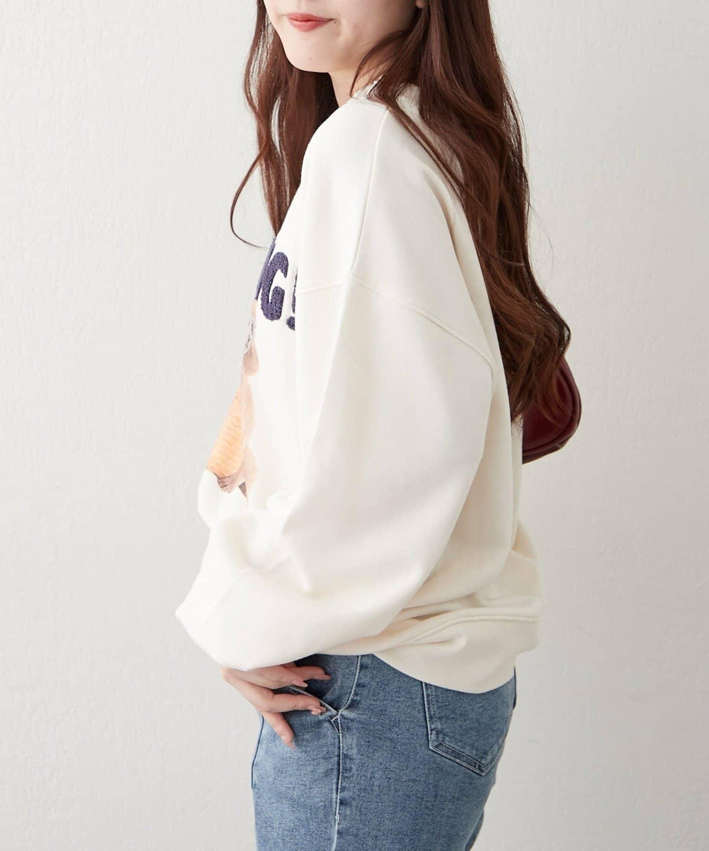 3只小狗眼鏡印花衛衣