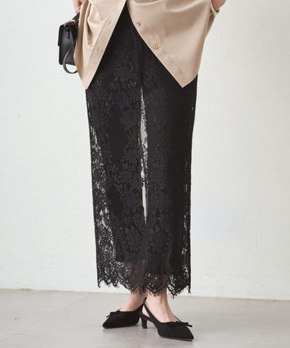 蕾絲半身裙