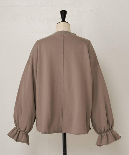 袖口荷葉邊衛衣