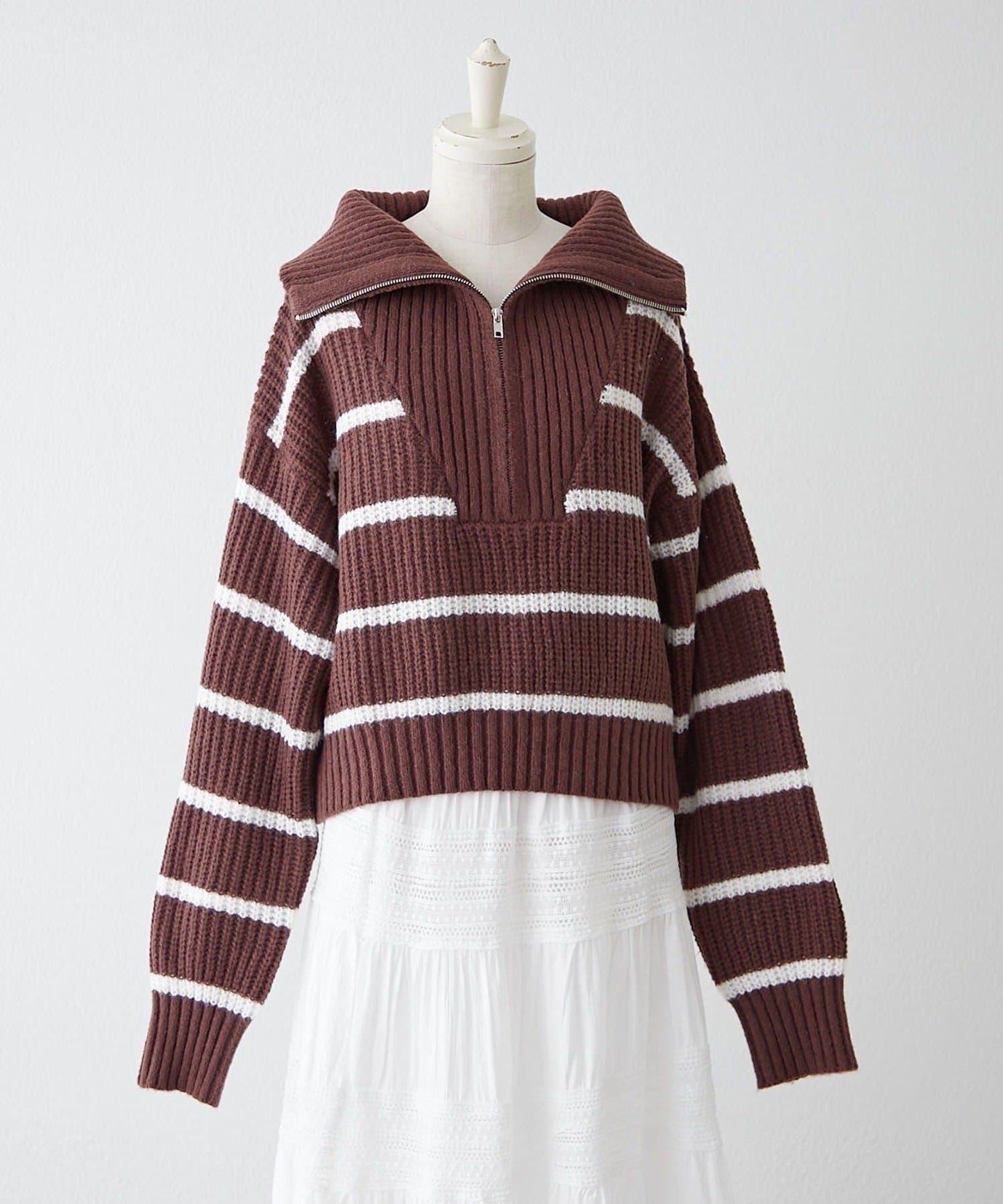 【RMAF】半拉鍊針織衫