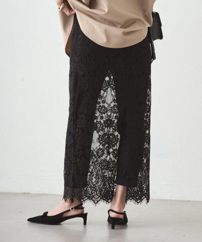 蕾絲半身裙